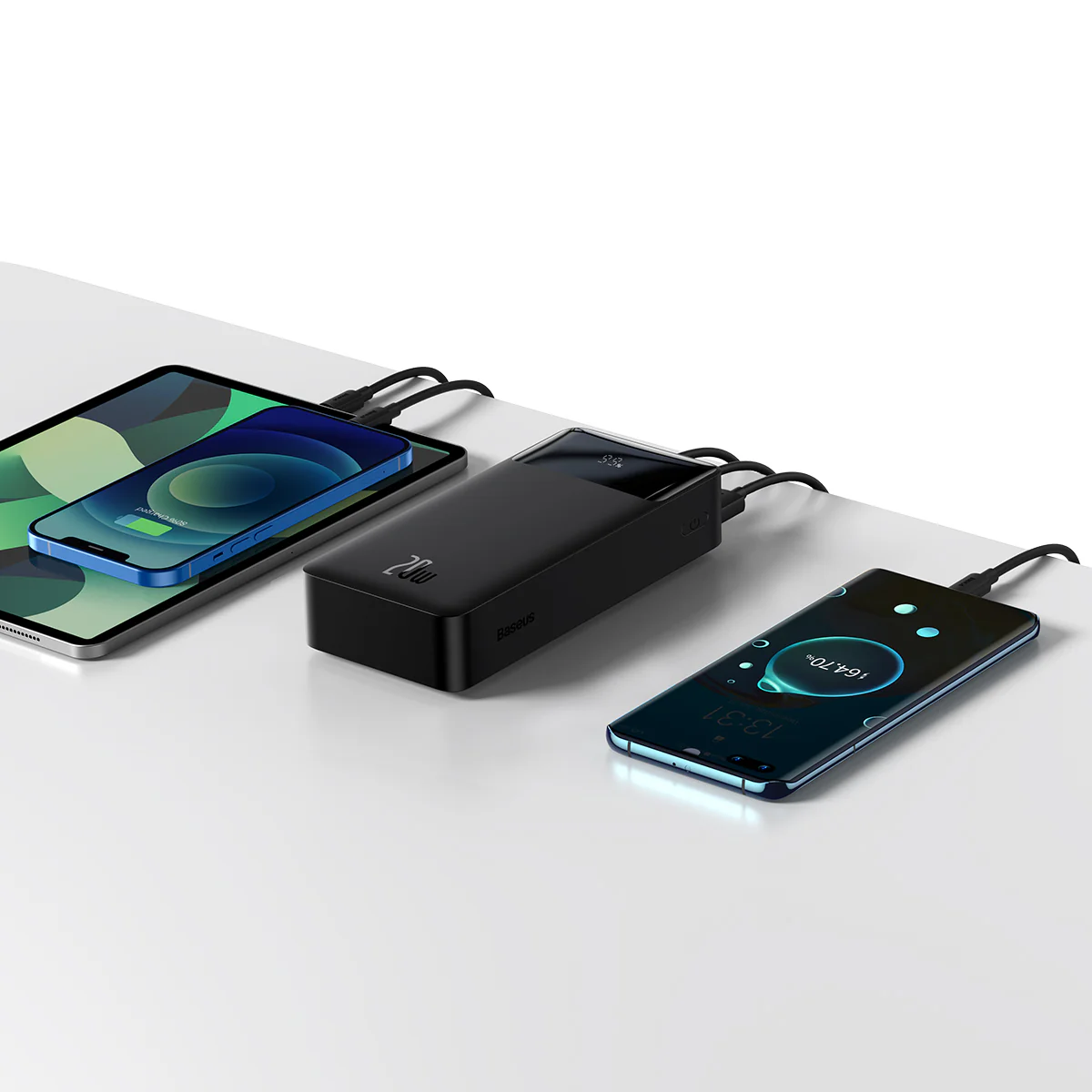 پاوربانک باسئوس مدل Bipow Digital Display Black ظرفیت 30000 میلی‌آمپر 20 وات - 8