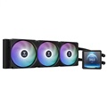 Gamdias AURA GL360 LCD ARGB BLACK Liquid Cooler
