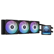 Gamdias AURA GL360 LCD ARGB BLACK Liquid Cooler