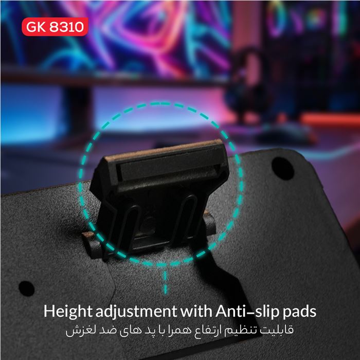 کیبورد گیمینگ شبه مکانیکال تسکو مدل GK 8310 Ares - 5