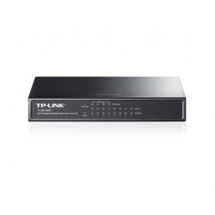 سوییچ 8 پورت گیگابیتی تی پی-لینک به همراه 4 پورت POE مدل TL-SG1008P - 3