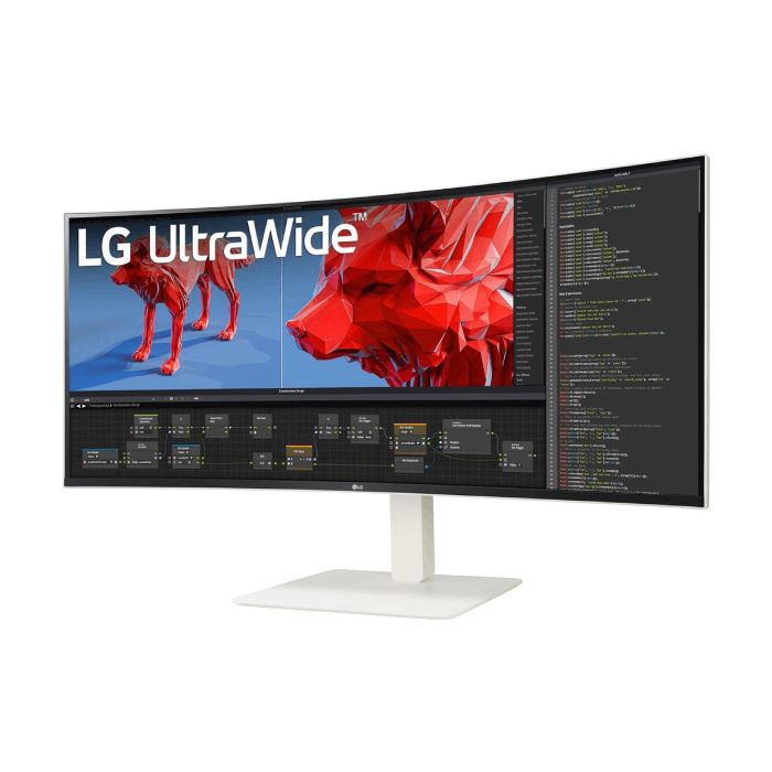 مانیتور 38 اینچ خمیده ال جی مدل UltraWide 38WR85QC-W  - 2