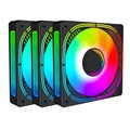 Logikey F324B Triple 120mm ARGB Case Fan