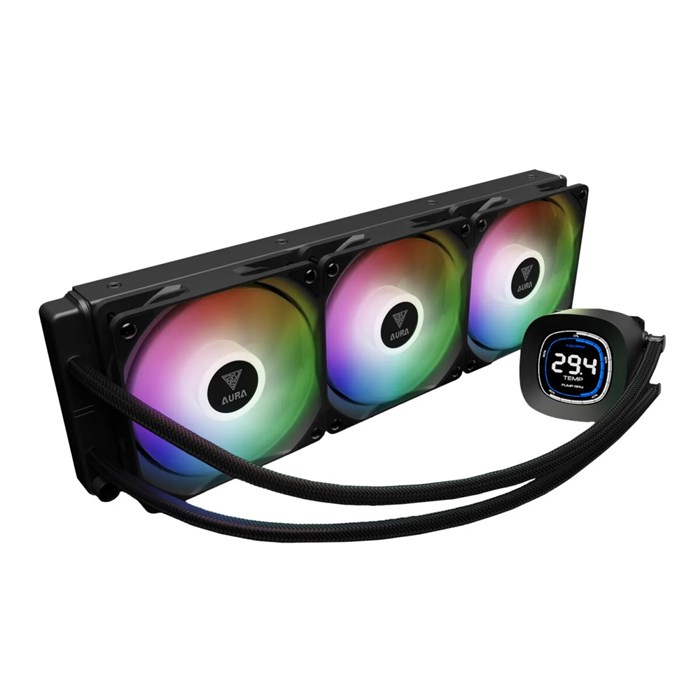 کولر پردازنده مایع گیم دیاس مدل AURA GL360 DIGITAL ARGB BLACK - 2