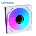 LovingCool QJ1200 MIRROR WHITE Case Fan