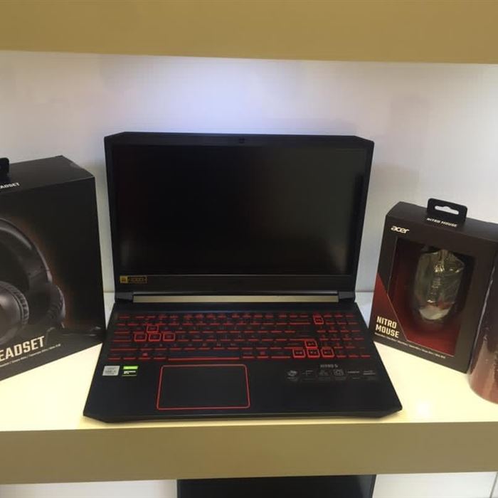 لپ تاپ ایسر مدل Nitro 5 AN515-54 پردازنده Core i7 رم 16GB حافظه 1TB 256GB SSD گرافیک 6GB GTX 1660Ti - 6