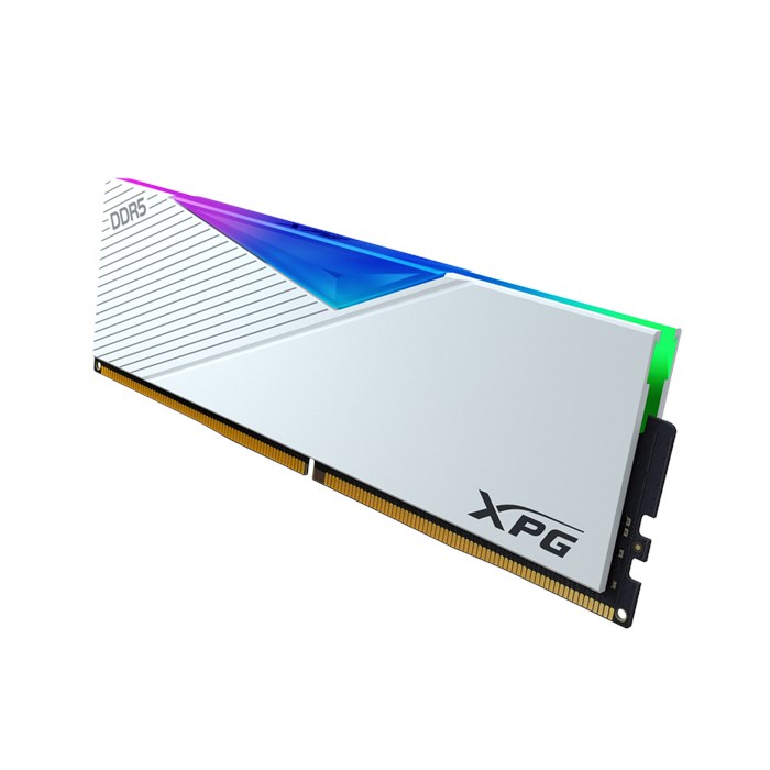 رم کامپیوتر DDR5 دو کاناله 6000 مگاهرتز CL30 ای دیتا مدل XPG Lancer RGB White ظرفیت 32 گیگابایت - 4