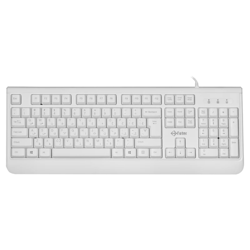 ماوس و کیبورد با سیم فاطر مدل CCN-5000W - 3