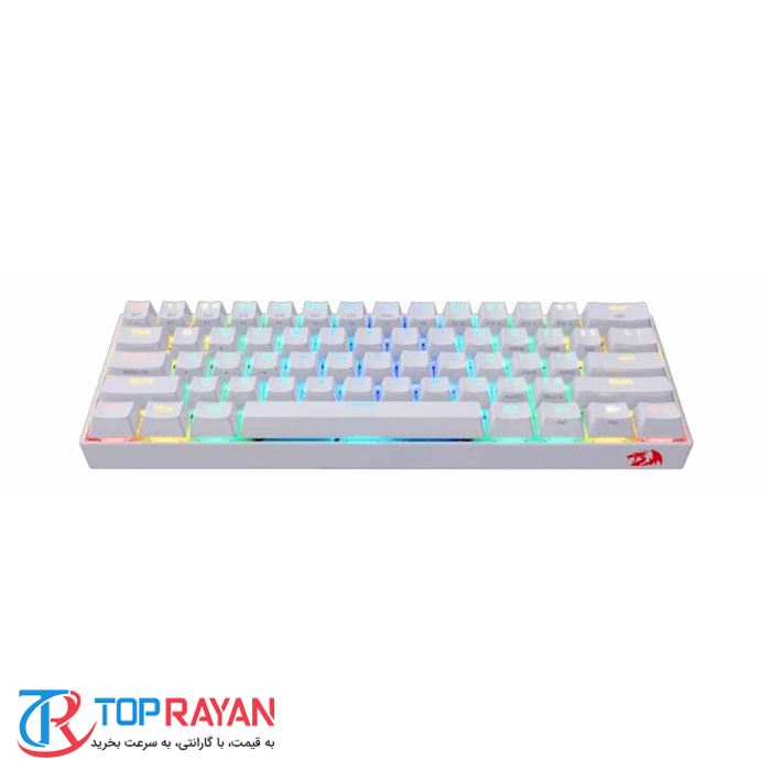 کیبورد مخصوص بازی ردراگون رنگ سفید مدل Draconic K530 Pro - 4