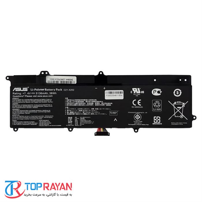 باتری لپ تاپ ایسوس مدل C21-X202 مناسب برای لپتاپ ایسوس مدل VivoBook S200E - 2