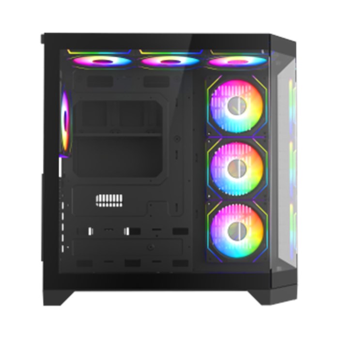 کیس گیم مکس مدل GAMEMAX CASE HYPE-A BLACK - 3