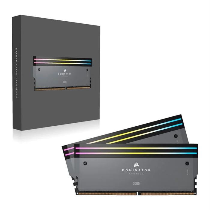 رم کورسیر مدل Dominator Titanium RGB AMD Expo ظرفیت (64GB (32GBx2 فرکانس 6000 مگاهرتز - 2