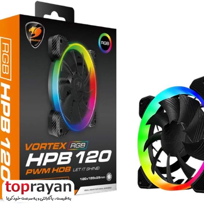 فن کیس کاگر مدل VORTEX RGB HPB 120 Cooling Kit - 5