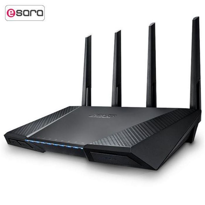 روتر بی‌سیم و دوبانده گیگابیتی ایسوس مدل RT-AC87U RED  - 7