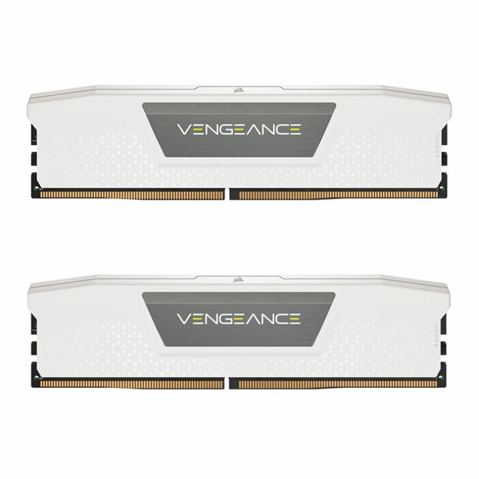 رم کورسیر دو کاناله سفید VENGEANCE White 64GB 32GBx2 5200MHz CL40 DDR5 - 2