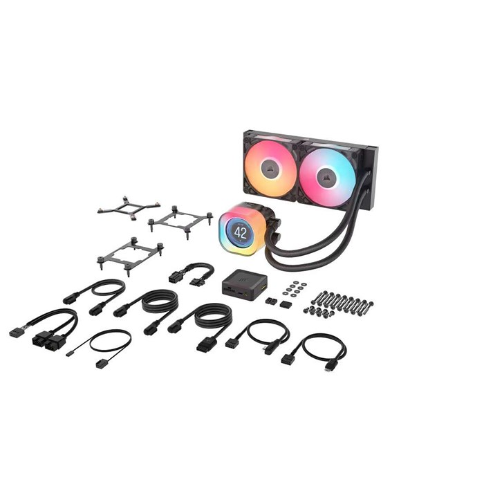 خنک کننده مایع کورسیر مدل iCUE LINK TITAN 240 RX LCD RGB - 5