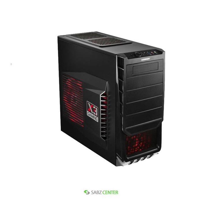 کیس کامپیوتر مخصوص بازی گرین مدل X3 - 5