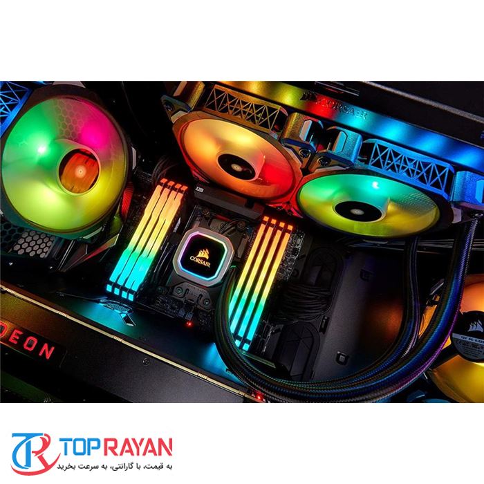 فن خنک کننده پردازنده کرسیر مدل H100i RGB PLATINUM - 4