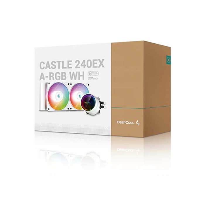 خنک کننده مایع پردازنده دیپ کول Deepcool CASTLE 240EX ARGB White - 2