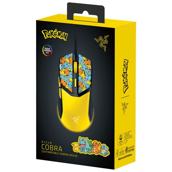 ماوس باسیم مخصوص بازی ریزر مدل Cobra Pokemon Kanto Edition - 5