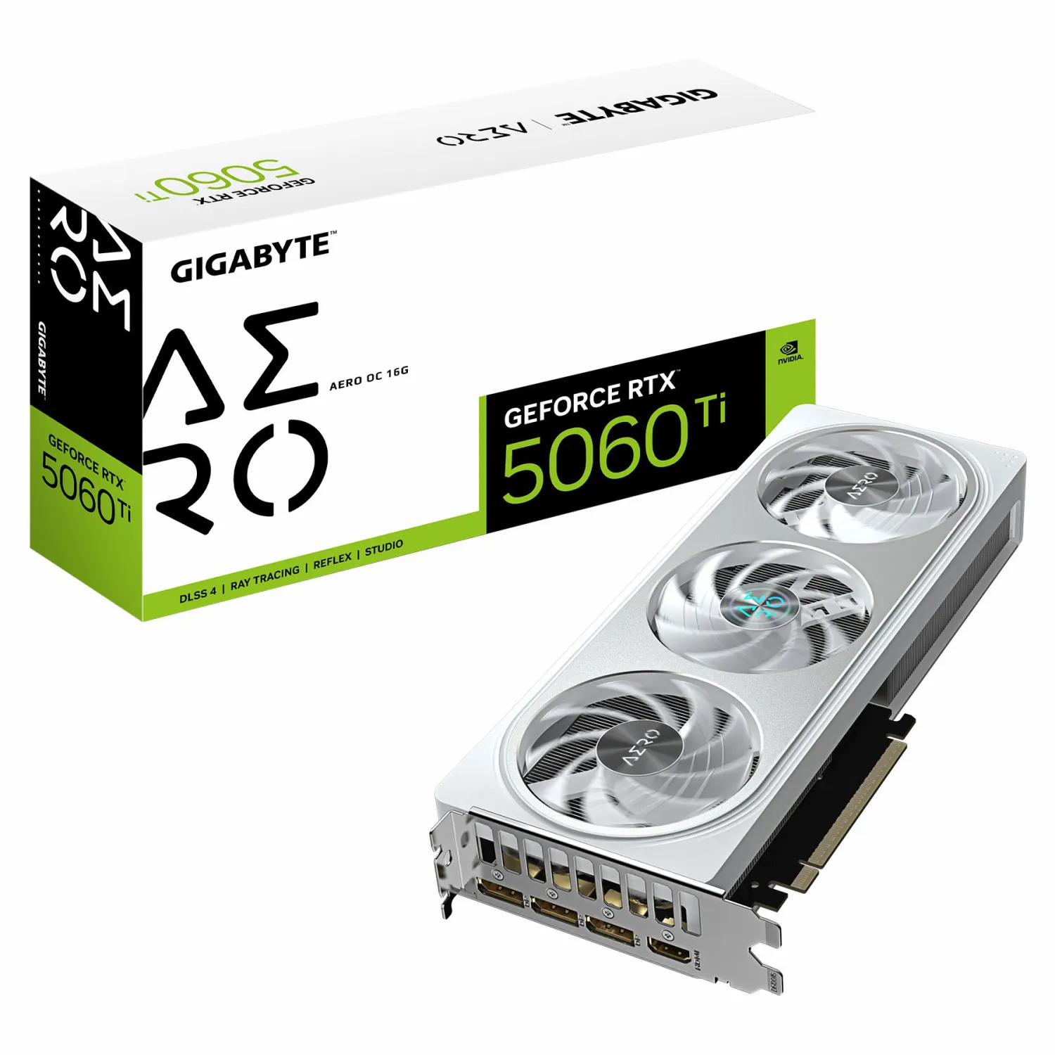 کارت گرافیک گیگابایت مدل GeForce RTX 5060 Ti AERO OC 16GB