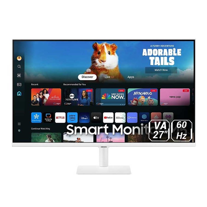 مانیتور  خمیده 27 اینچ سامسونگ سفید M5 M50D