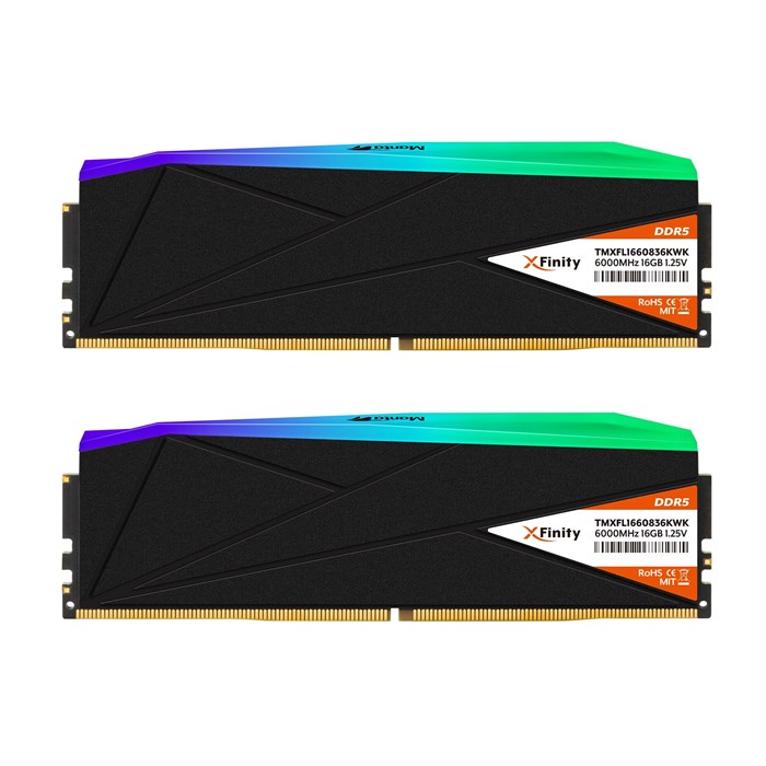 رم وی کالر دو کاناله Manta XFinity RGB 64GB (2 x 16GB) DDR5 5600 CL36 - 3