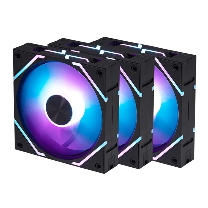 فن کیس گیمینگ ام اس آی MPG EZ120 ARGB Black بسته 3 عددی