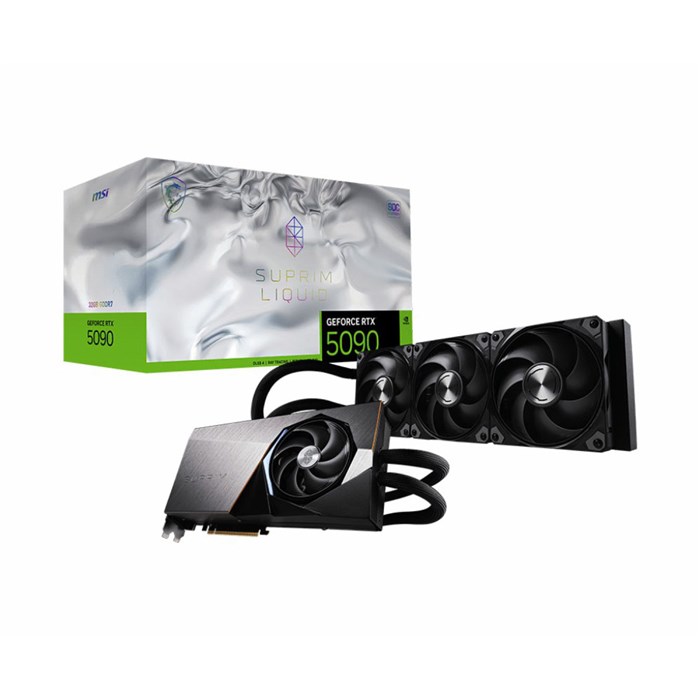 کارت گرافیک ام اس آی مدل GeForce RTX 5090 32GB SUPRIM LIQUID SOC