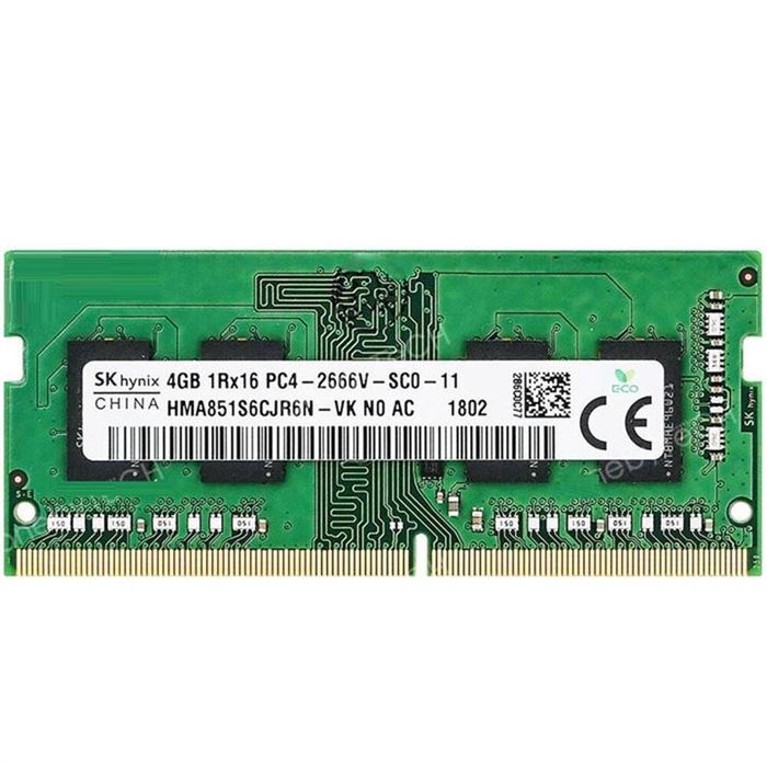 رم لپ تاپ DDR4 هاینیکس 8 گیگابایت با فرکانس 2400 مگاهرتز