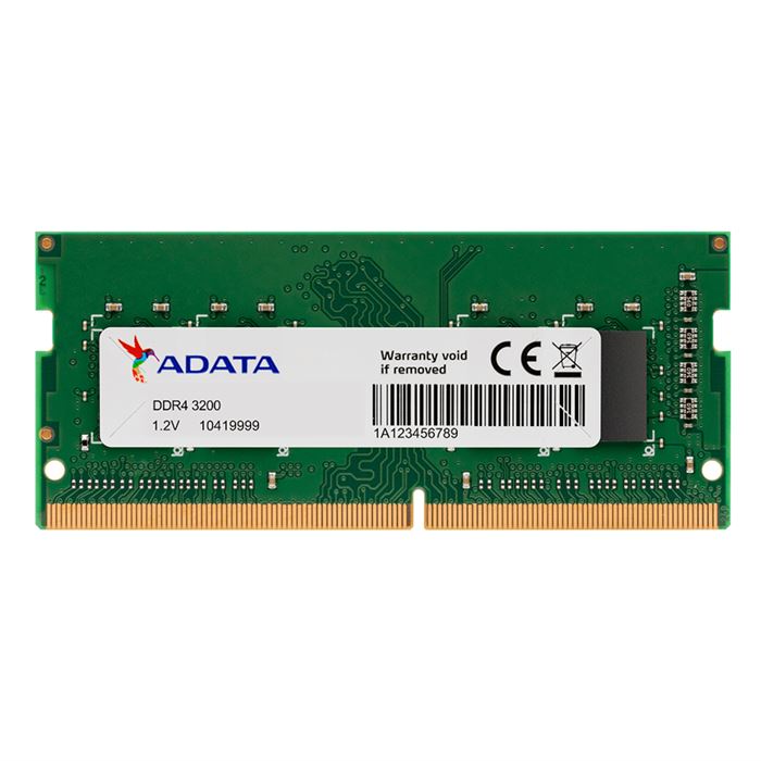 رم لپ تاپ DDR4 تک کاناله 3200 مگاهرتز CL22 ای دیتا ظرفیت 8 گیگابایت