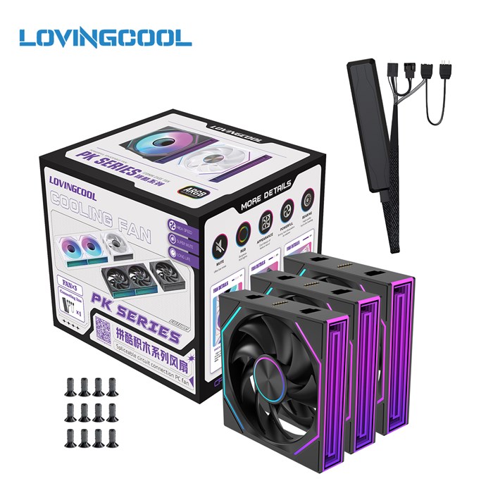فن کیس لاوینگ کول مدل  PK PRO 120 3 IN 1 - 2