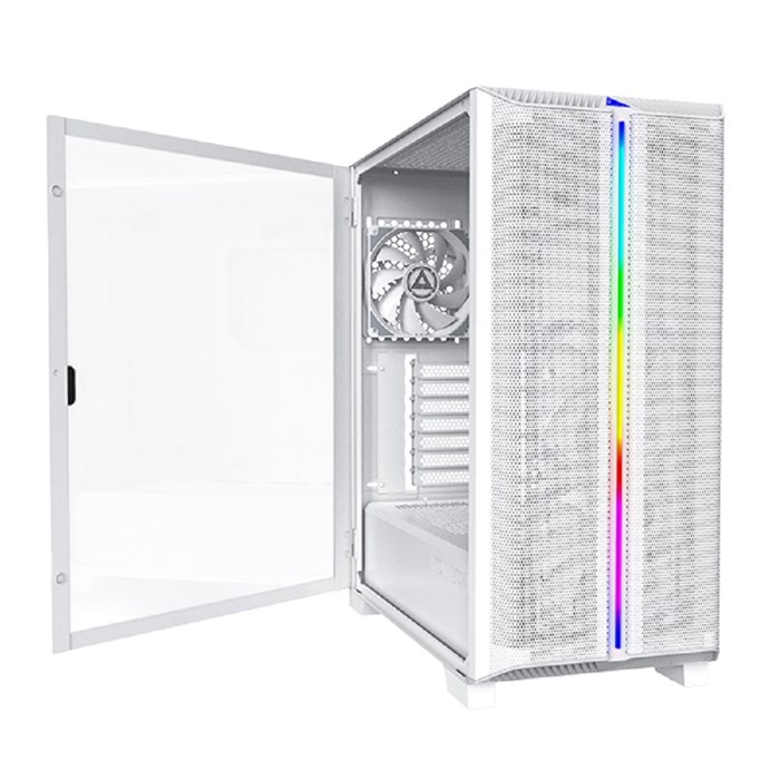 کیس کامپیوتر گیمینگ مونتک مدل Air X ARGB White - 3