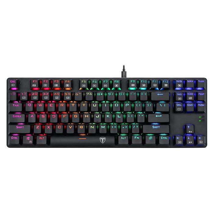 کیبورد گیمینگ تی دگر T-Dagger Bora T-TGK315 RGB (سوییچ قرمز) 