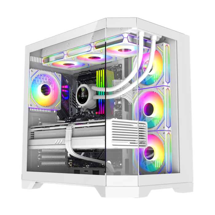 کیس گیم مکس مدل GAMEMAX CASE HYPE-A WHITE